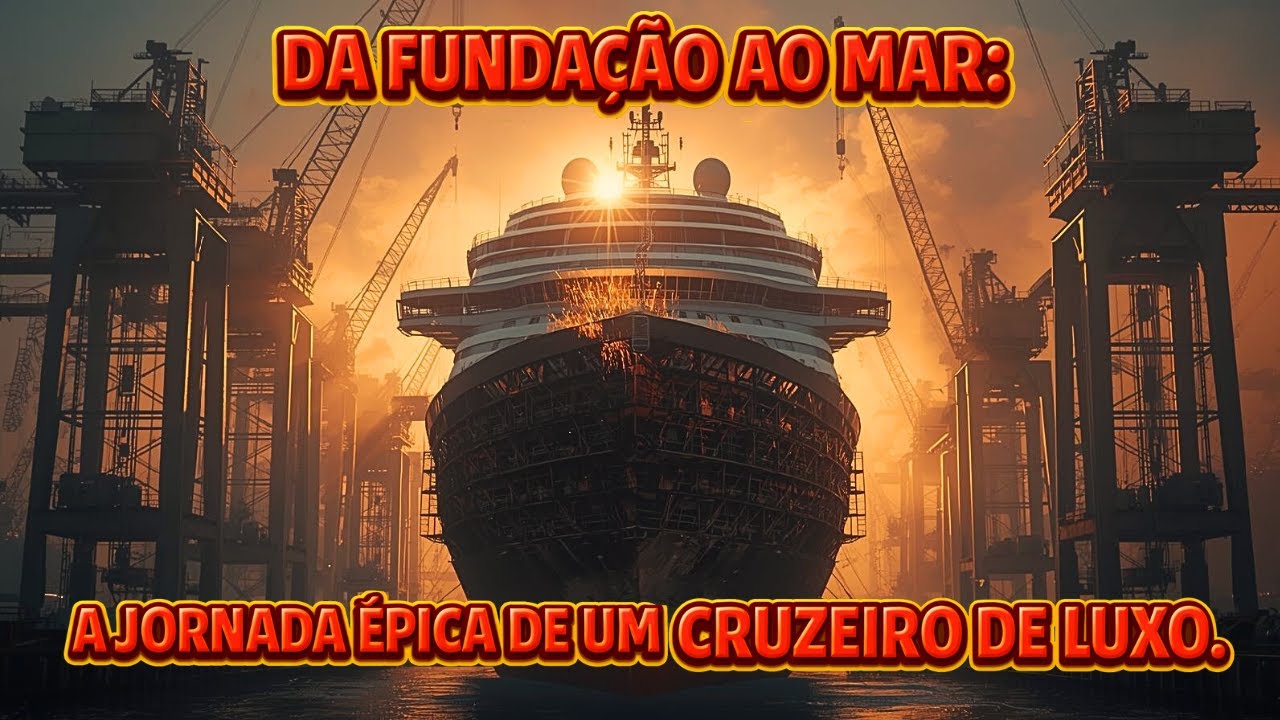 A Odisseia da Construção Construindo um Cruzeiro de Luxo do Início até o Lançamento.
