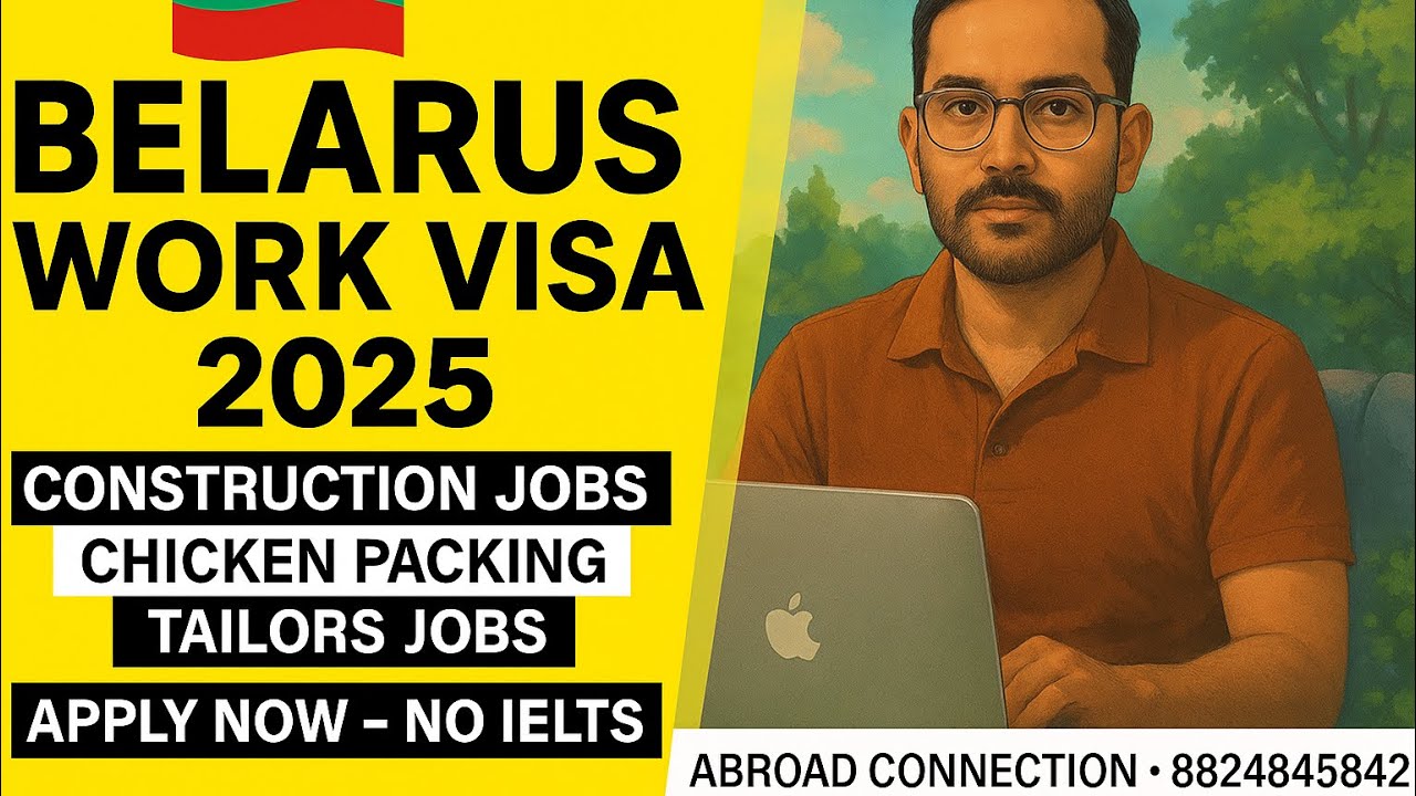 “Belarus Work Visa 2025 🇧🇾 | Construction, Chicken Packing & Tailor Jobs | #europejobs #trending