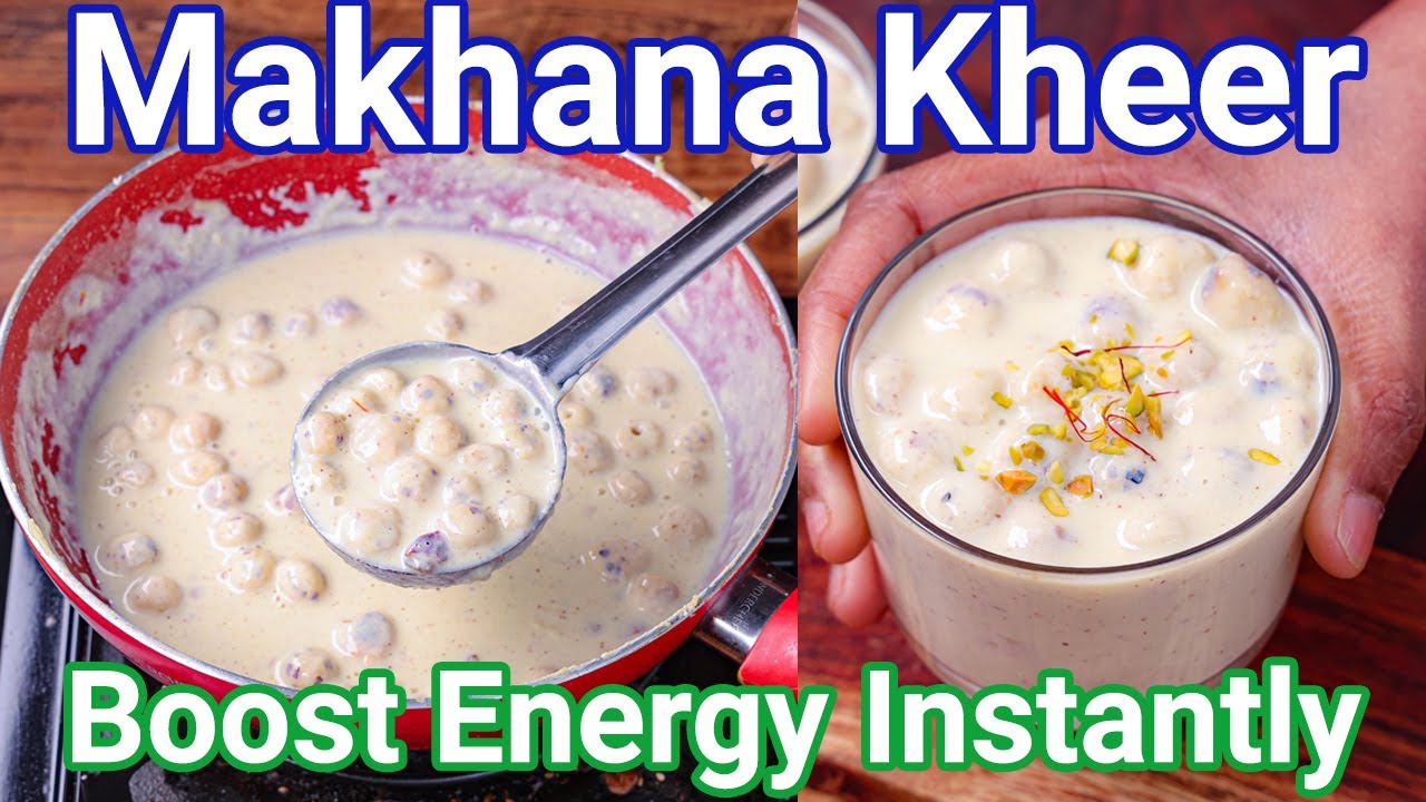Makhana Kheer Recipe - Boost Energy Instantly | Quick & Easy Phool Makhana Ki Kheer - Just 15 Mins