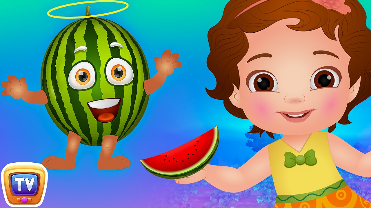 Watermelon Song (Fruit) | Learn Fruits for Kids | Educational Songs & Nursery Rhymes | ChuChu TV