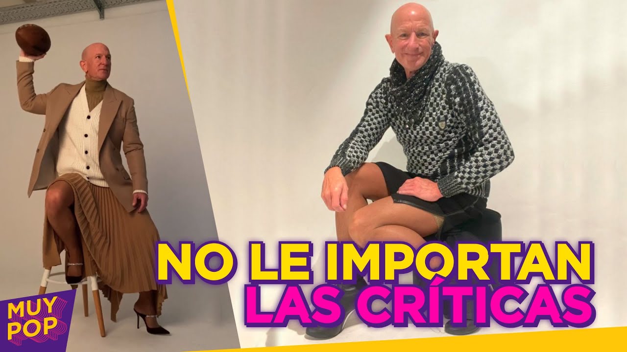 Este hombre usa falda y tacones aunque se burlen de él: lo hace por una inspiradora razón