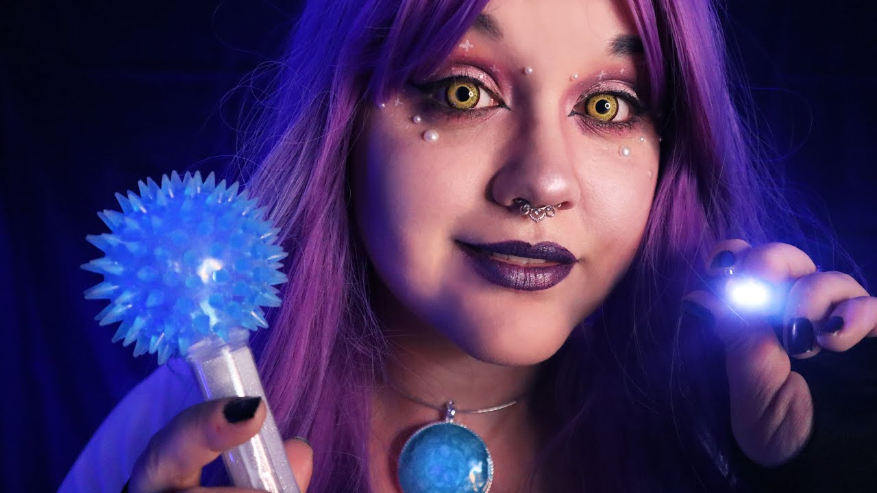 ASMR 👽 Alien is Fascinated by You! (Soft-Spoken) Inspecting You, Light Triggers, Sci Fi Roleplay