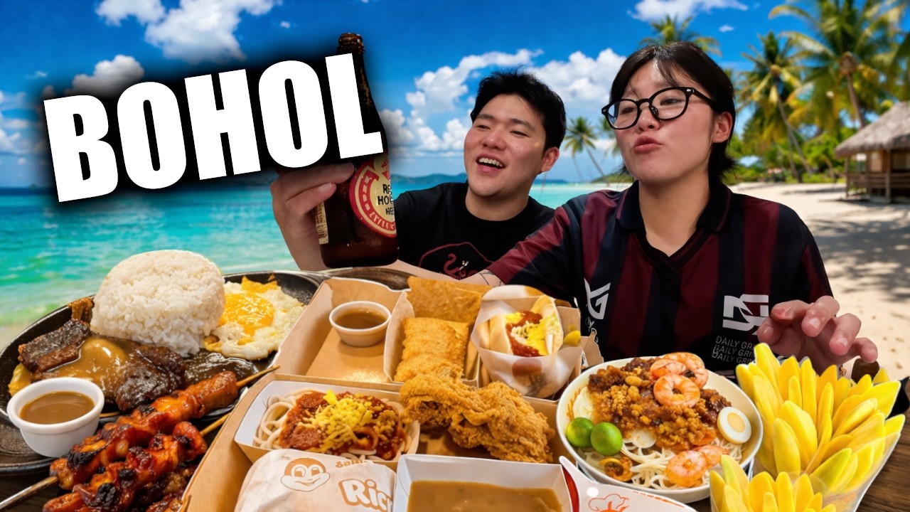 BOHOL FOOD TRIP with my Family! [Jollibee, Streetfood & More!]