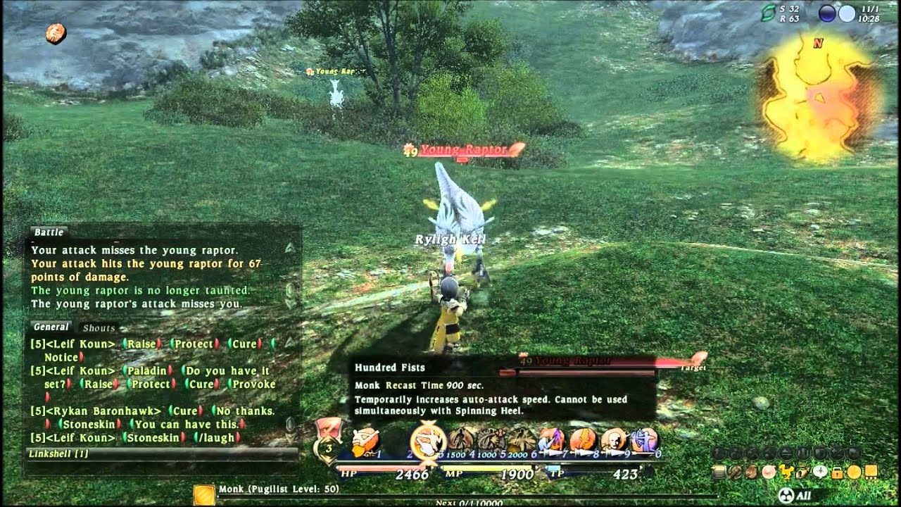 Final Fantasy XIV (14) All Class abilities (Version 1.0) (OLD)