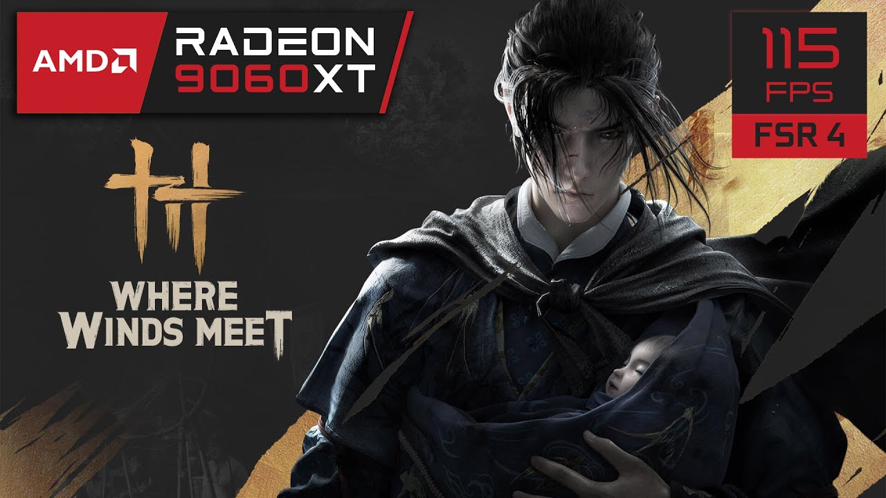 RX 9060 XT 16GB – Where Winds Meet | 1080p / 1440p / 4K / 8K Benchmark (Ultra Settings)