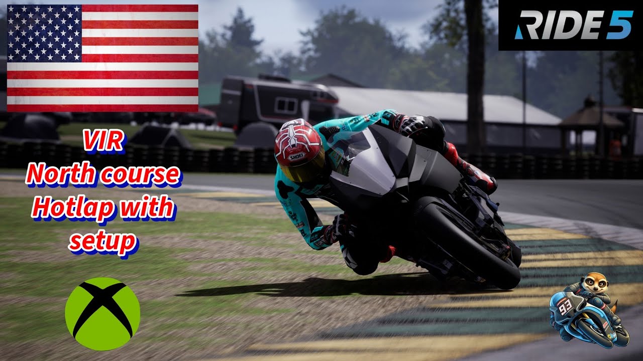 Ride 5 - VIR north course - RM 600 - Xbox hotlap with setup