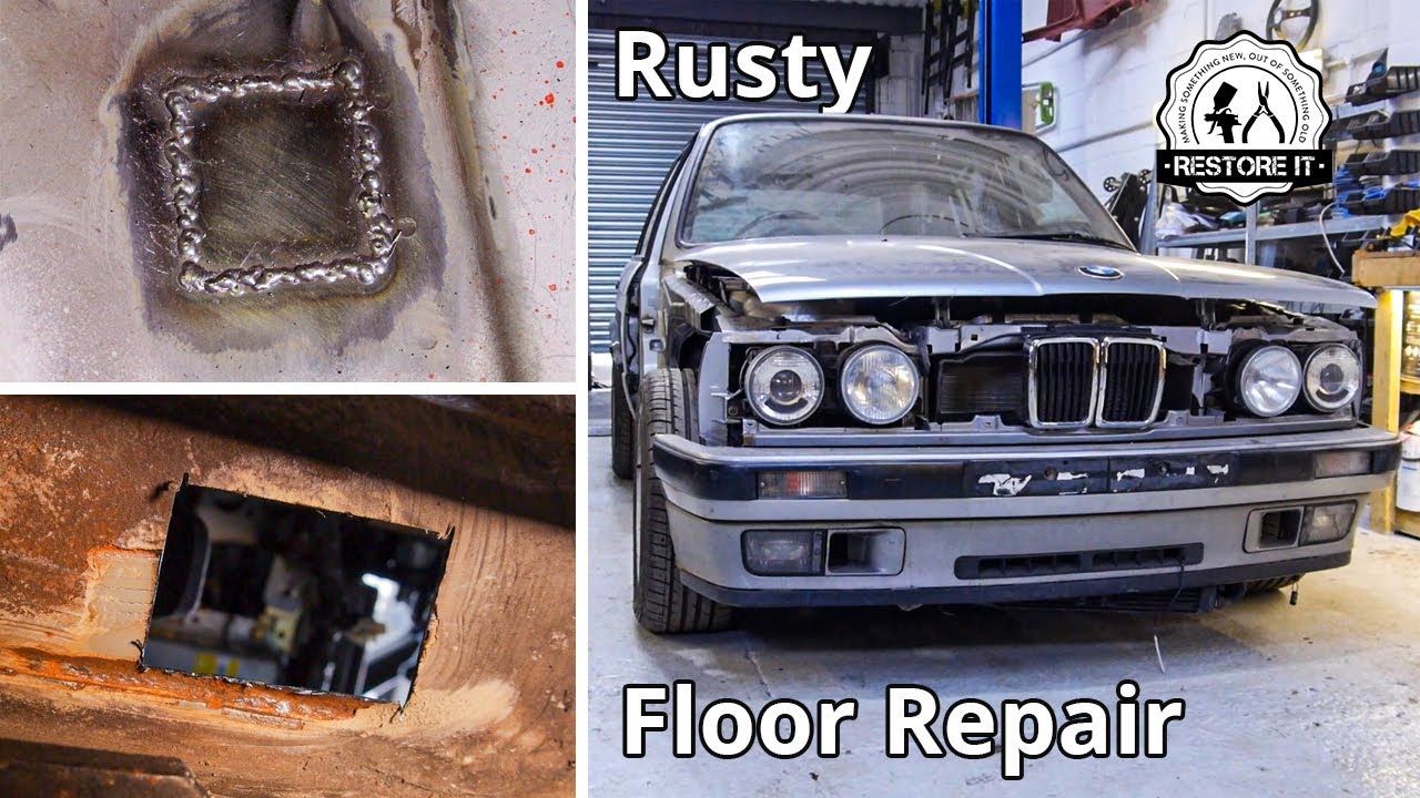 Welding The Floor & Fixing The Engine | BMW E30 Touring Restoration - Part 5