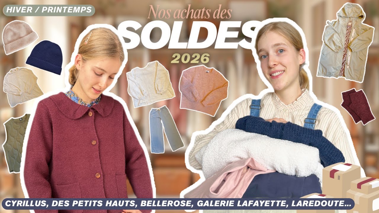 Big HAUL Soldes 2026, nos achats pour l’hiver et le printemps ! Cyrillus, Bellerose, Stradivarius…