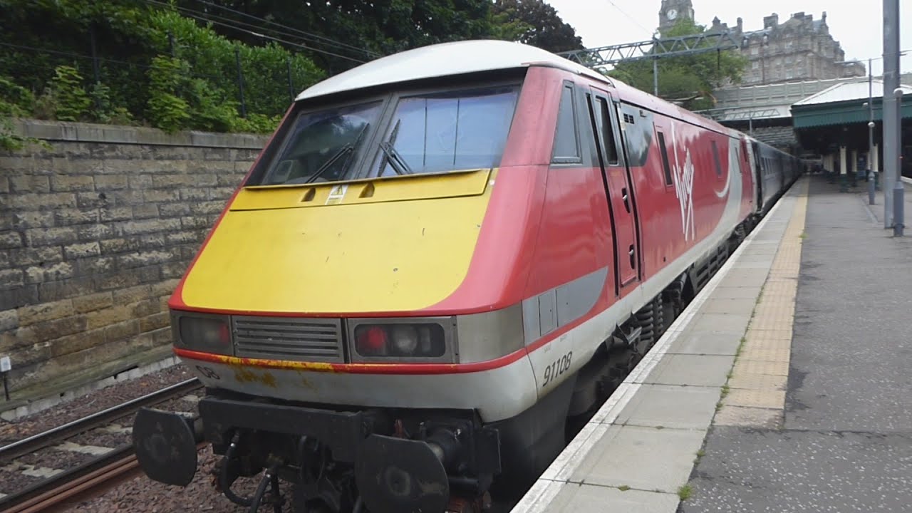 Edinburgh to London King's Cross on a Virgin Trains East Coast 225.
