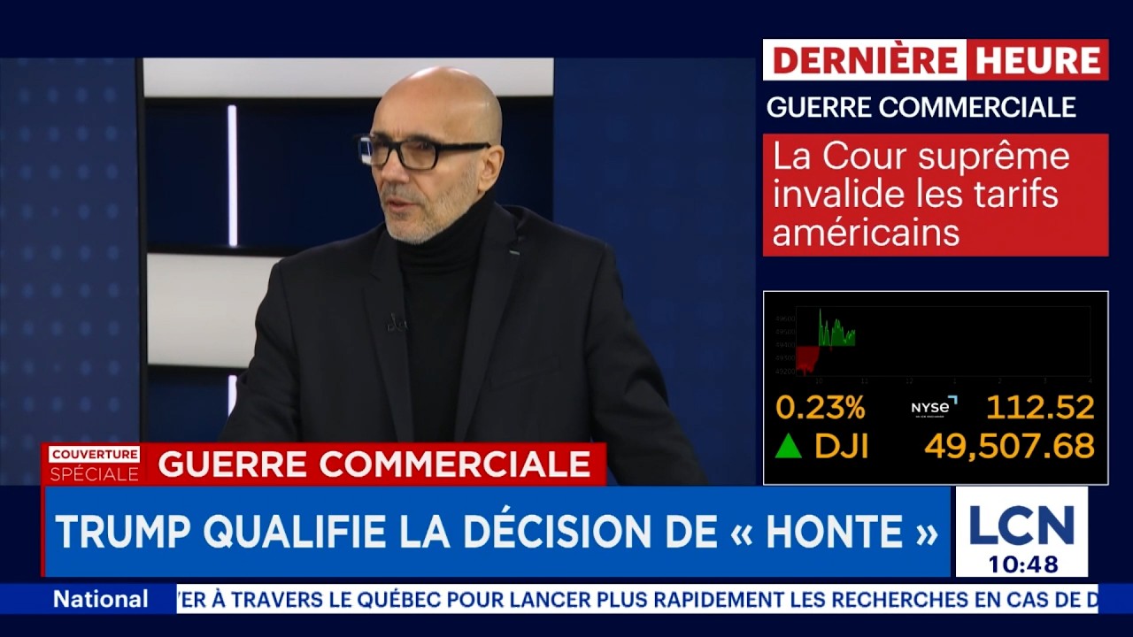 Tarifs de Trump invalidés: «Ça démontre que les contre-pouvoirs fonctionnent»