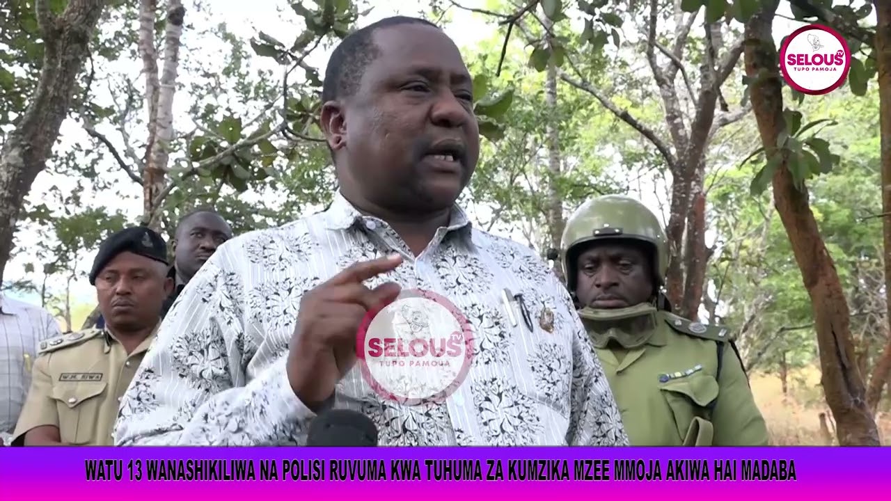 MZEE MMOJA MAHANJE MADABA AZIKWA AKIWA HAI