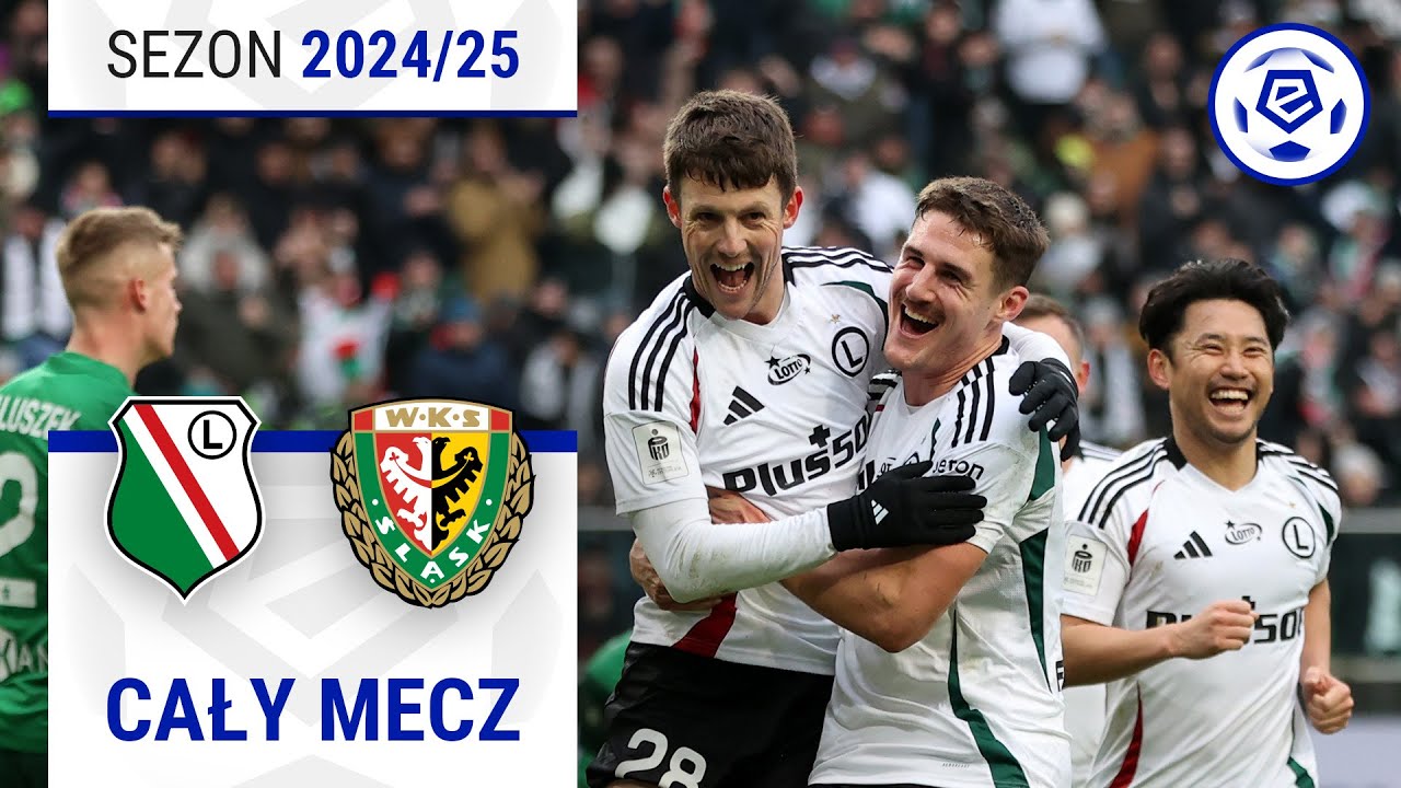 (1/2) Legia Warszawa - Śląsk Wrocław | CAŁY MECZ | Ekstraklasa 2024/25 | 23. Kolejka