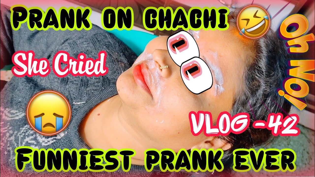 PRANK ON *CHACHI* 🤣| Waxed Her Full Face | She Cried 😭? | She Got Angry🤬?
