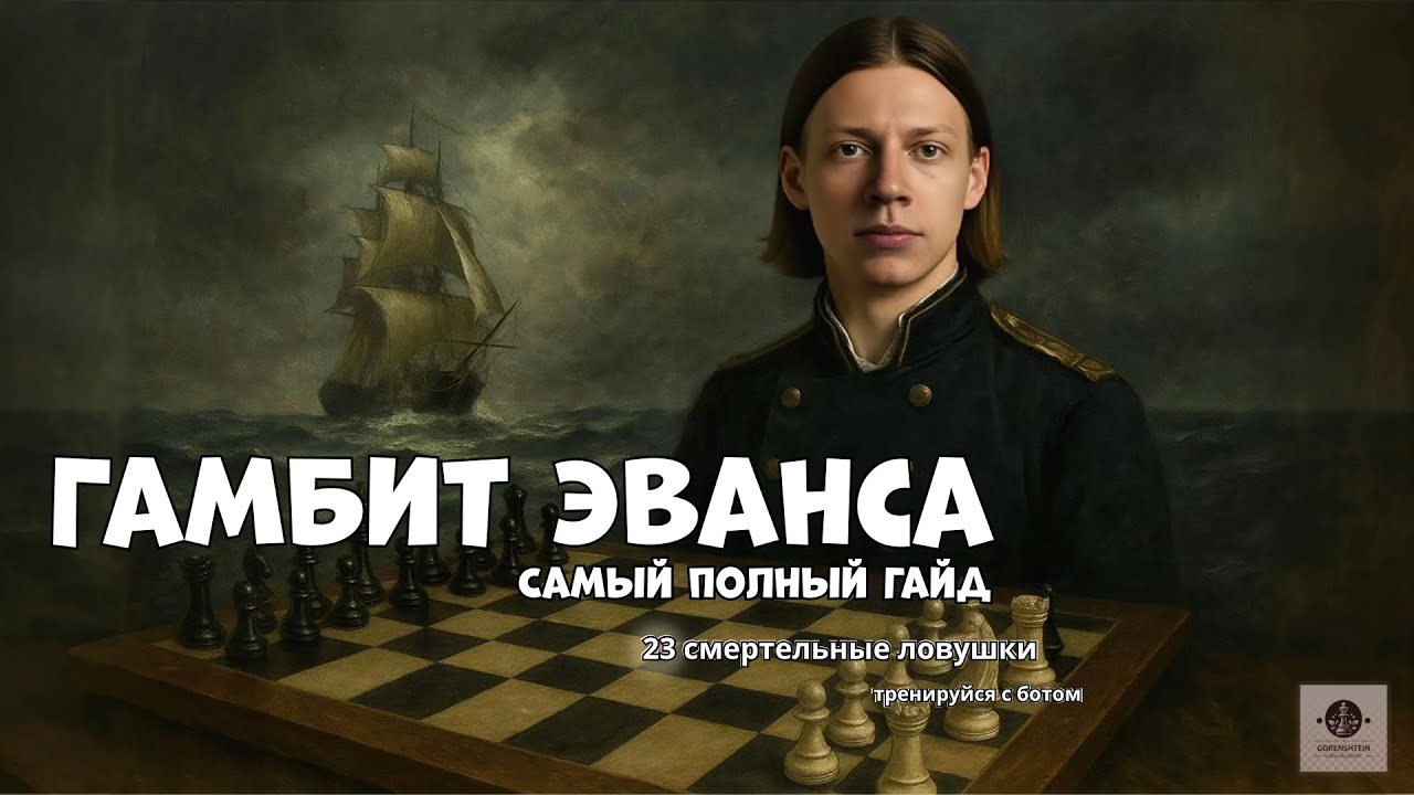 Гамбит Эванса: самый полный гайд &ndash; 23 смертоносных ловушки, замени все курсы и тренируйся с ботом!