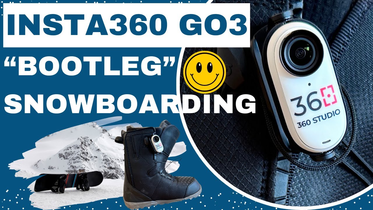 Insta360 GO3 - "Bootleg" :) Snowboarding