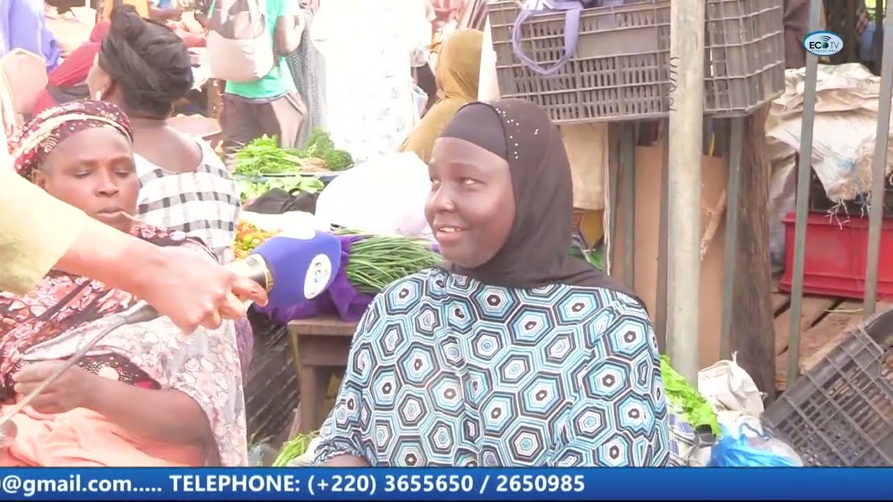 MARKET VENDORS ON THE INDEPENDENCE OF THE GAMBIA AND THE COST OF COMMODITIES IN THE RAMADAN