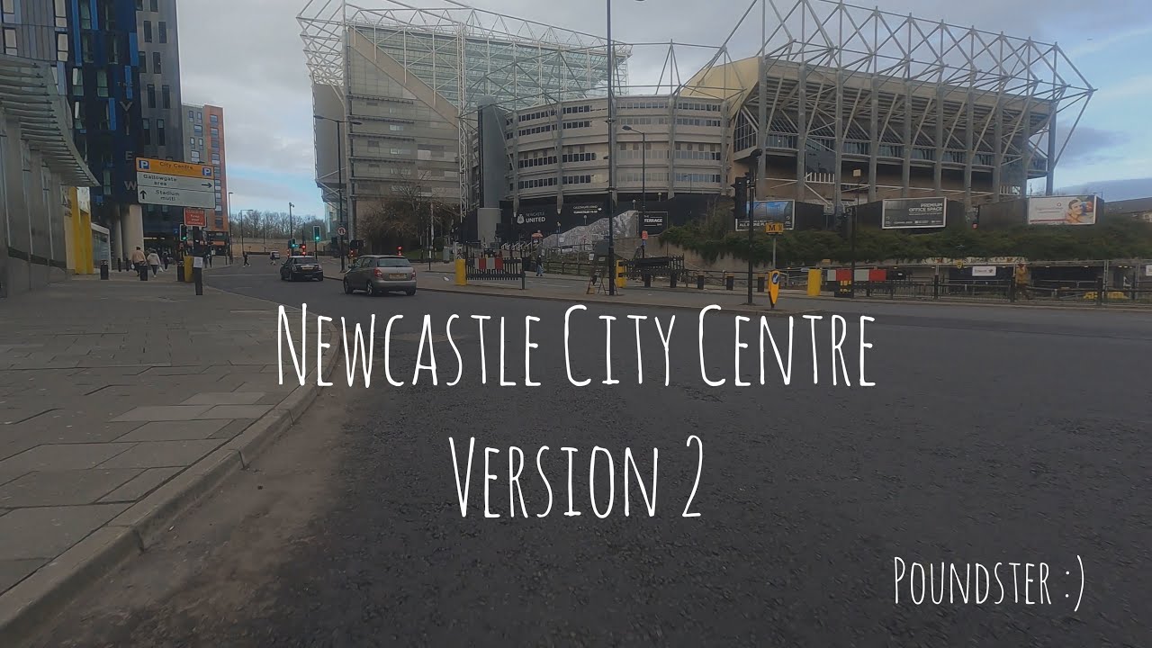 Newcastle City Centre V2 || StJames Park || Newcastle University || By Bike || PoundSter