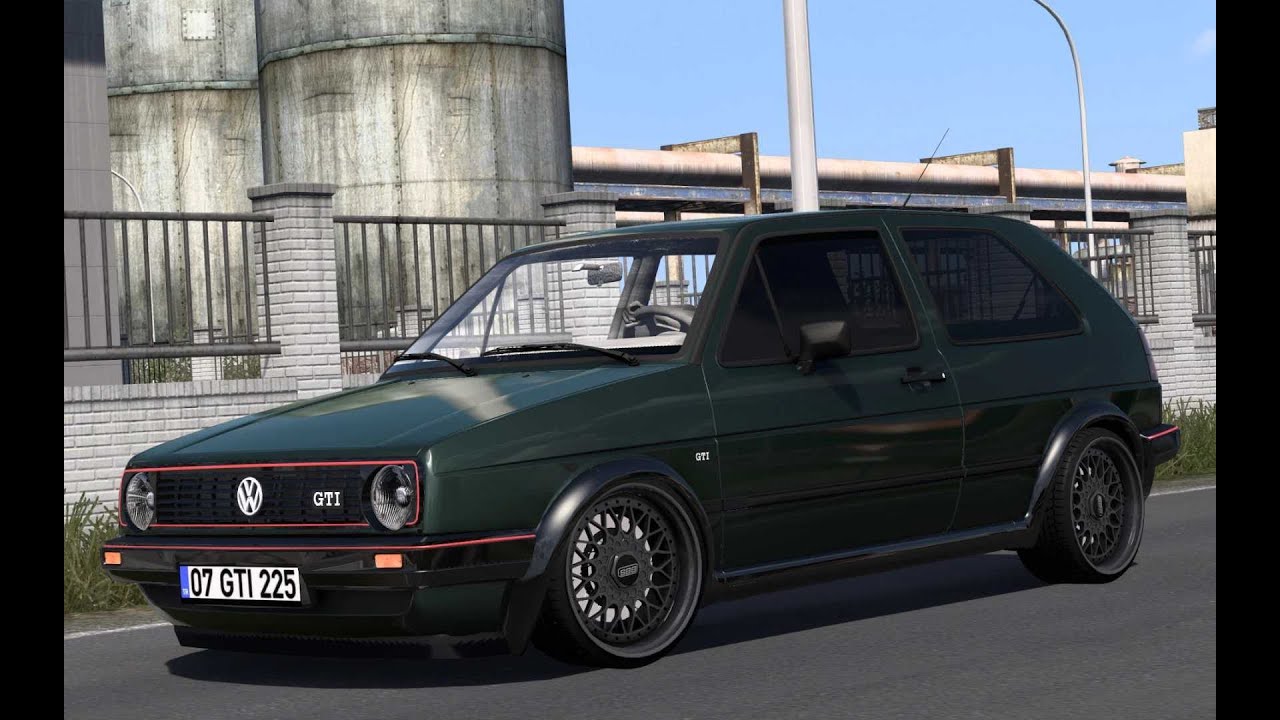 Volkswagen Golf GTI MK2 -ETS2-[1.55][Euro Truck Simulator2]#auto #ceddz18nation #automobile