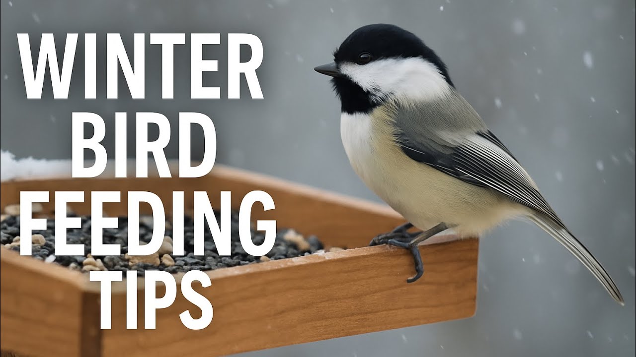 Top Winter Bird Feeding Tips to Attract Birds and Keep Them Safe #snow #winterstorm #birdwatching