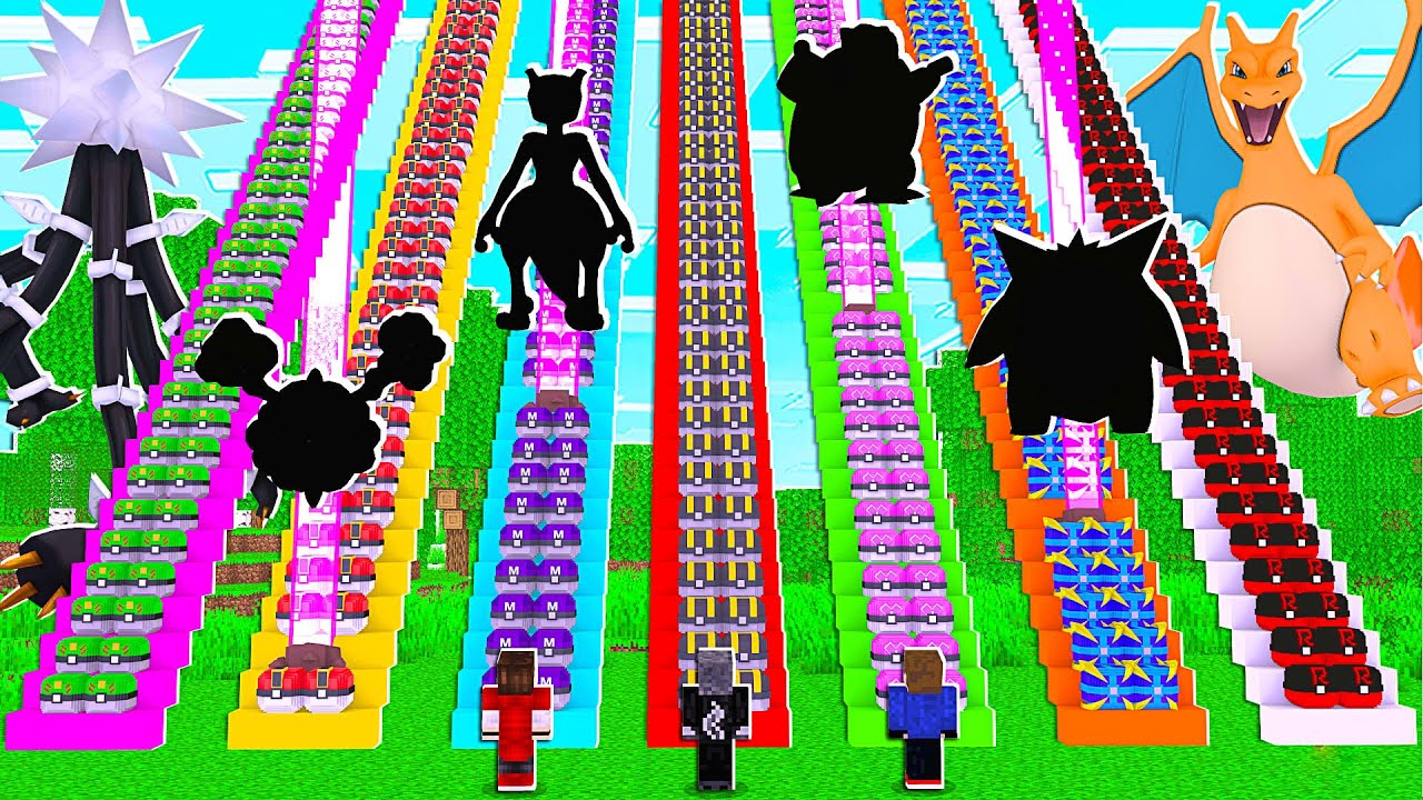 SUBINDO A NOVA ESCADA DE LUCKY PIXELMON VERSÃO EXTREME PRA CAPTURAR POKÉMON - MINECRAFT PIXELMON MOD