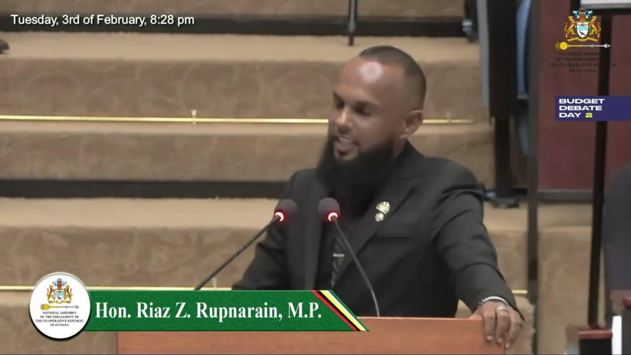 Hon. Riaz Rupnarain, M.P. - Budget Debate 2026