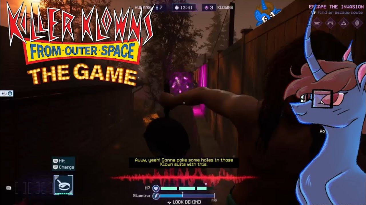PiroBrony Killer Klowns From Outer Space This Klown was trying his best to catch me even on a fence