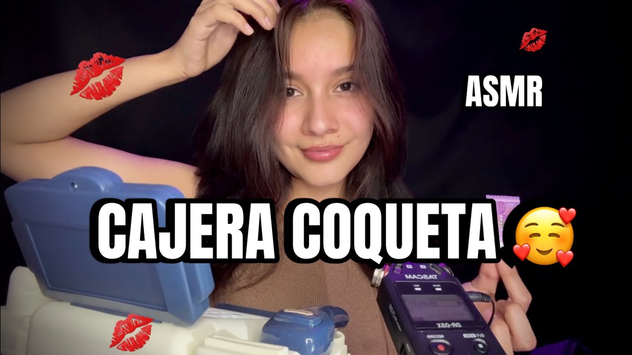 ROLEPAY/ La CAJERA del SUPER te COQUETEA 😘😘❤️/ ASMR
