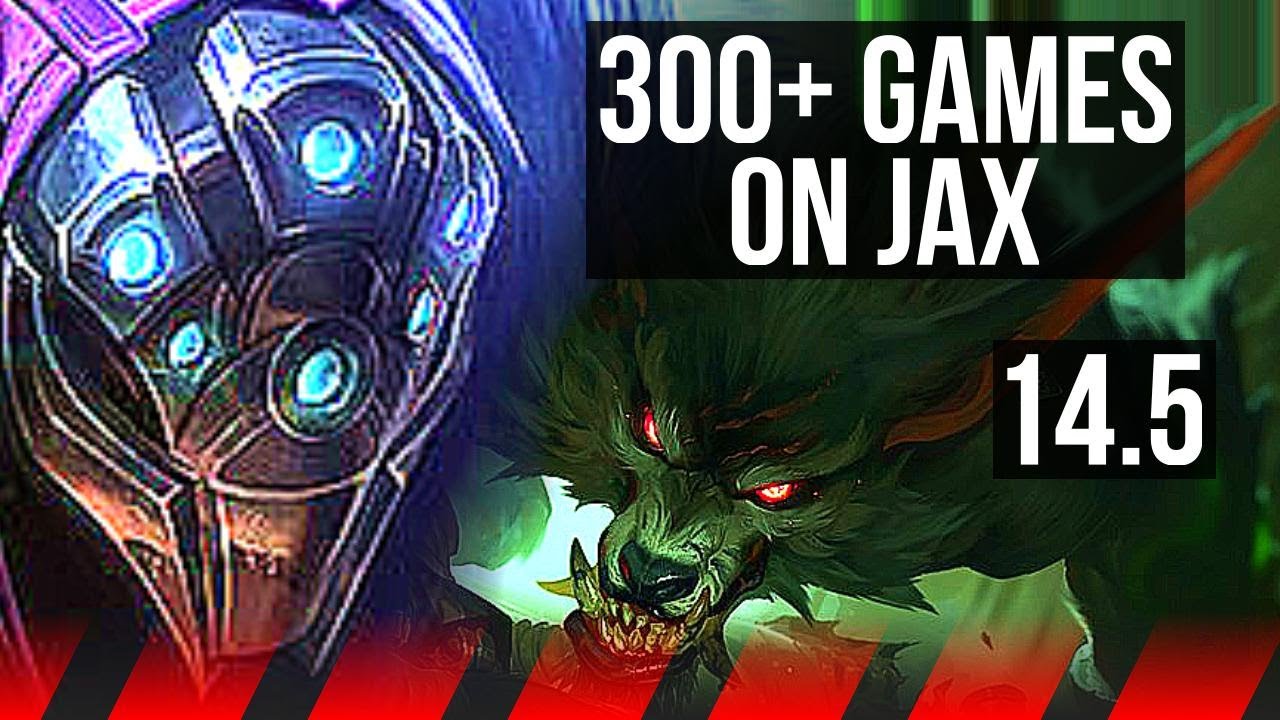 JAX vs WARWICK (TOP) | 9/2/3, 300+ games, Dominating | KR Challenger | 14.5