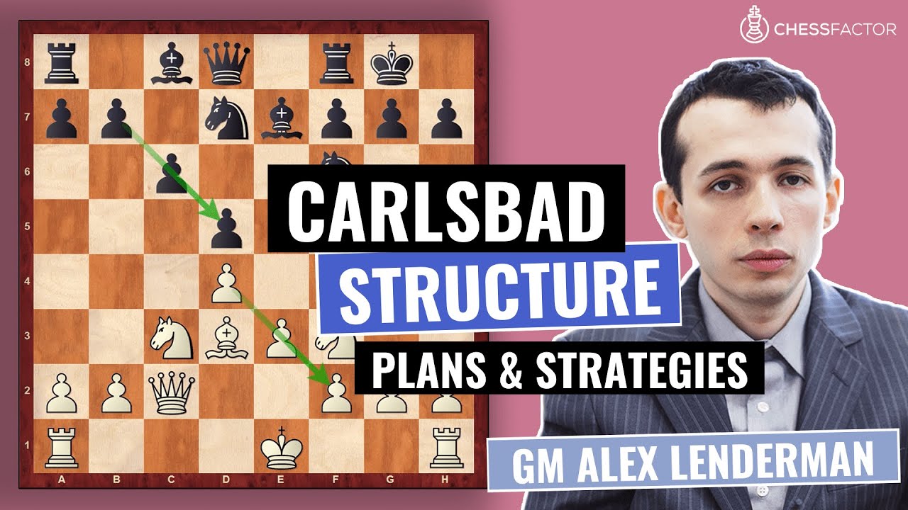 Be alert when you have this Pawn Structure on the Board | Carlsbad Structure | GM Alex Lenderman