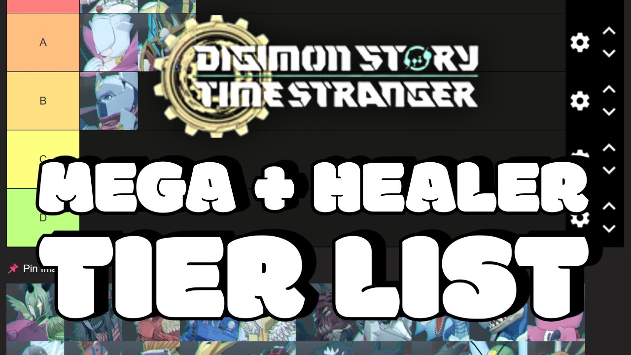 💥 “BEST HEALERS Ranked for MEGA+ Mode! 😱 | Digimon Story: Time Strangers Tier List”