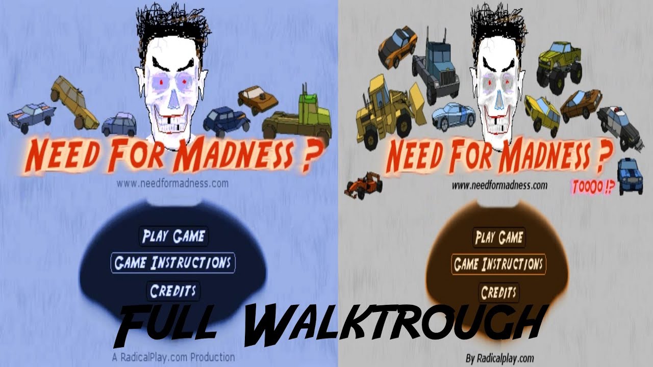 Original Need For Madness Full Walktrough
