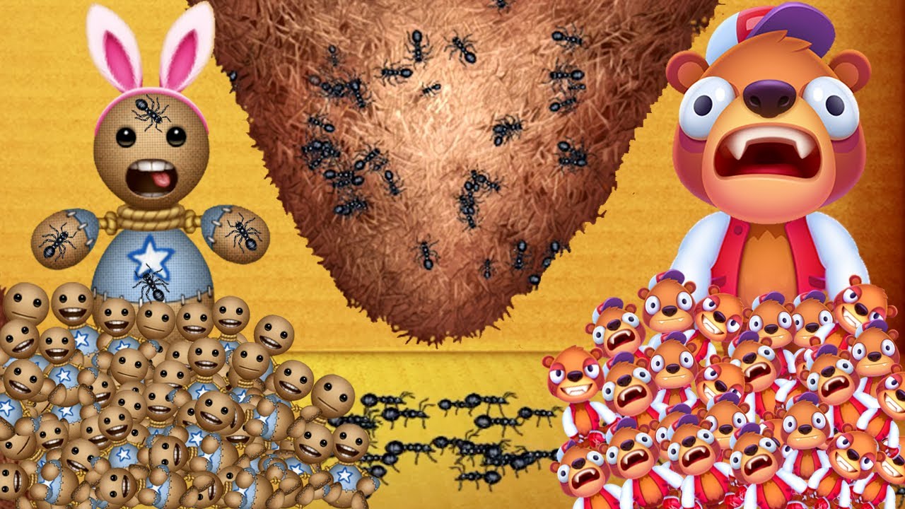 Anthill против Buddyman Bear Cloning | Геймплей Kick the Buddy vs Despicable Bear для Android
