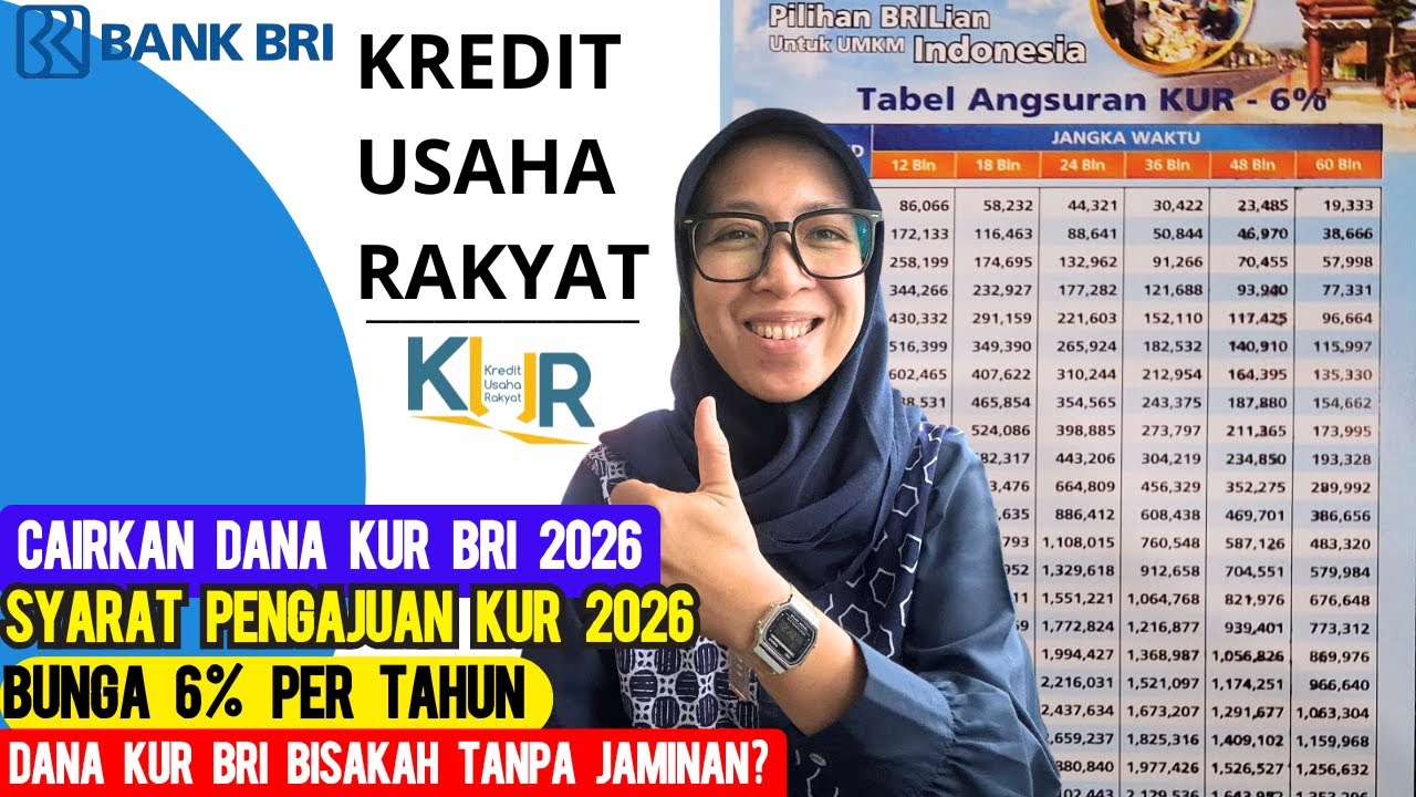 CARA PINJAM DANA KUR BRI | DANA KUR BRI 2026 | SYARAT CAIR PINJAMAN DANA KUR BRI 2026 TANPA JAMINAN