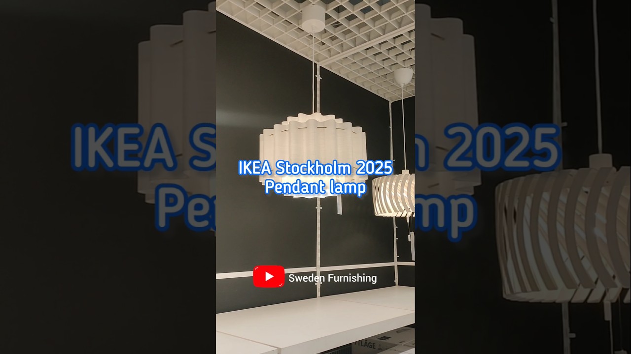 New pendant lamp, ikea Stockholm 2025