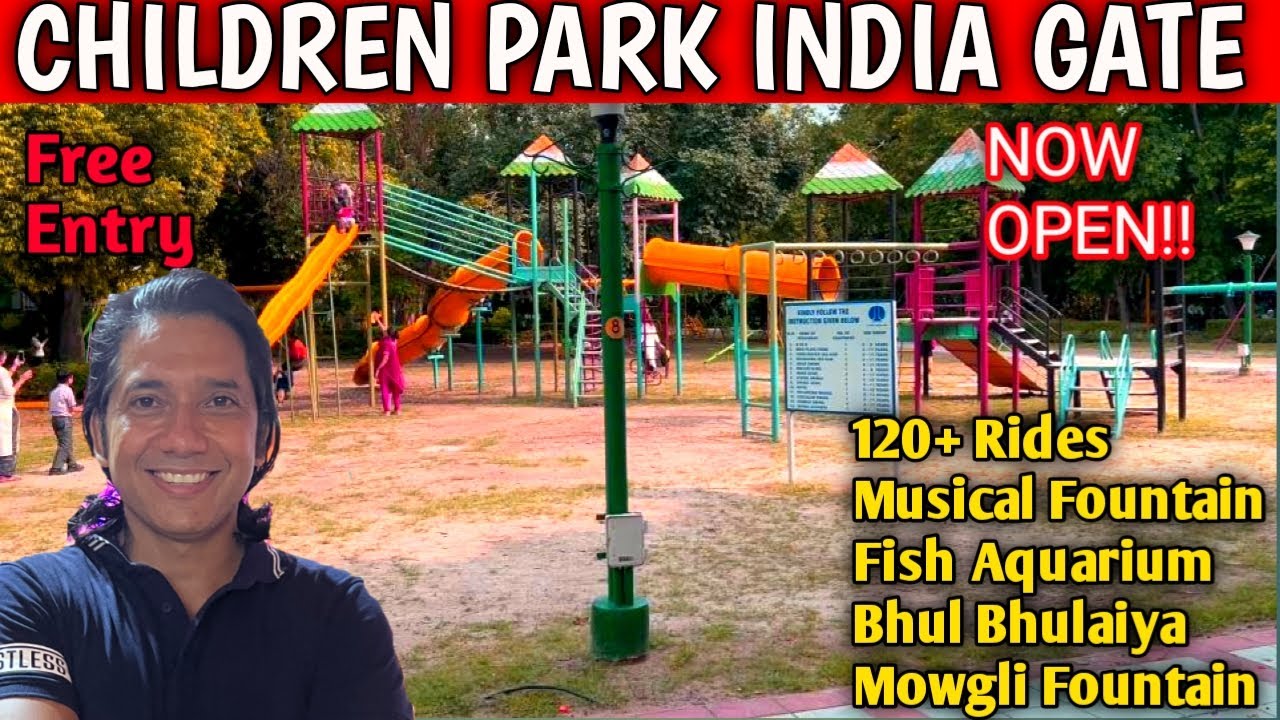 Children Park India Gate Delhi | India Gate Children Park delhi | Fish Aquarium , Musical Fountain