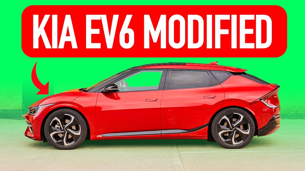 Checking out the NEW KIA EV6 Lowered on Eibach!!