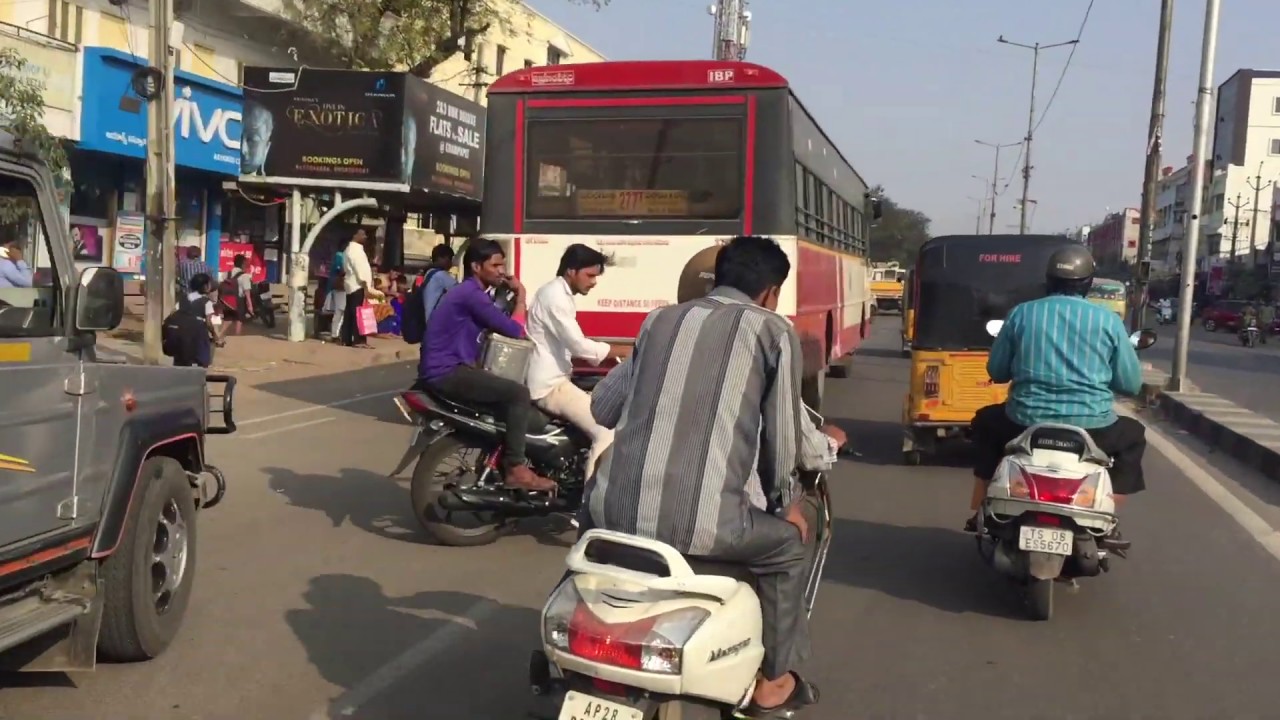 CRAZY Scooter Ride in Hyderabad, India - ASMR