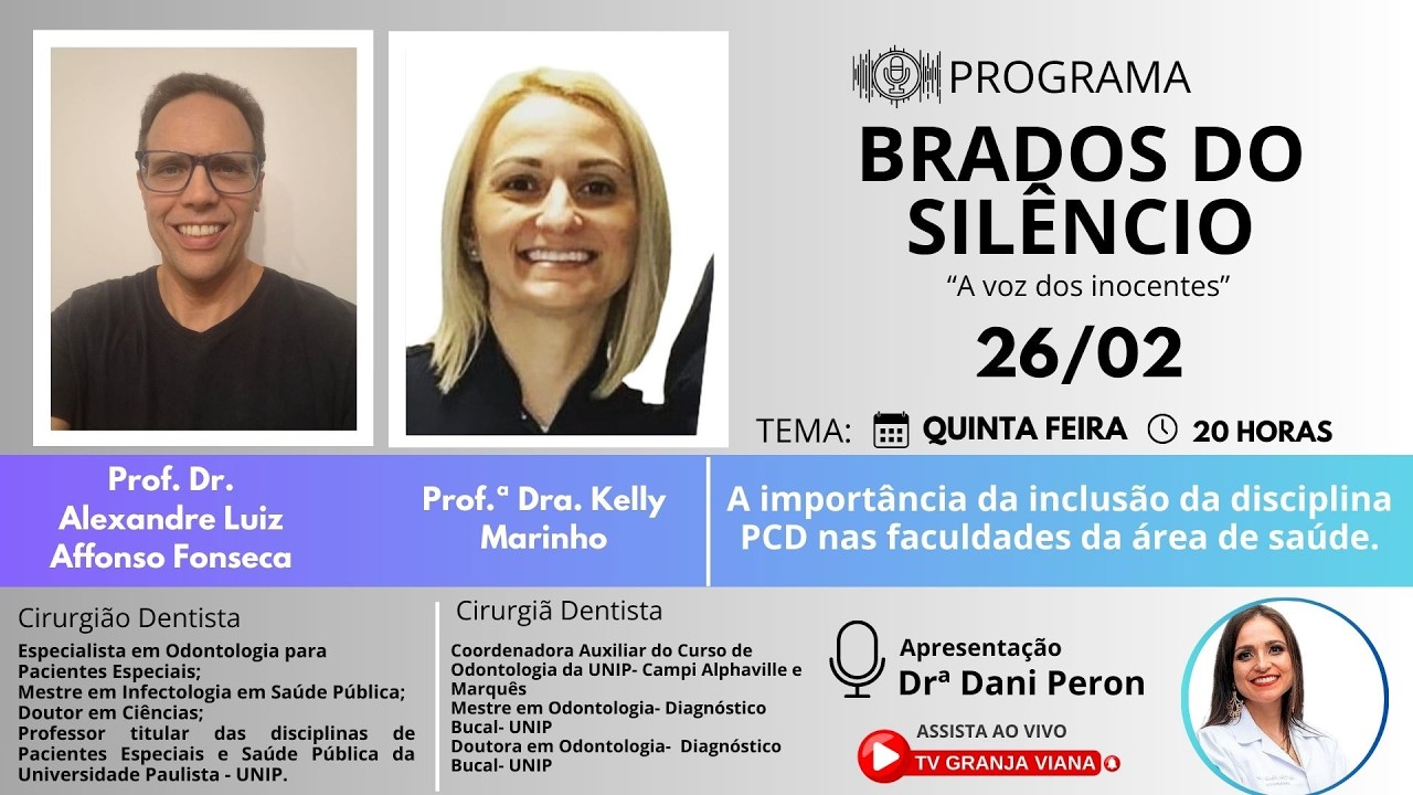 A IMPORTÂNCIA DA INCLUSÃO DA DISCIPLINA PCD NAS FACULDADES DA ÁREA DE SAÚDE.