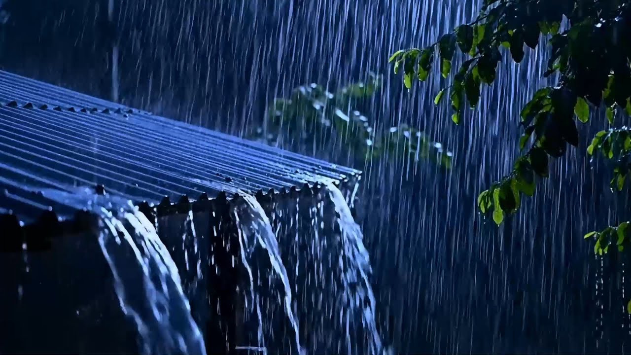 💧 Metal Roof Rain Sounds — Deep Sleeping, Insomnia Relief & Full Night Relaxation 🌧