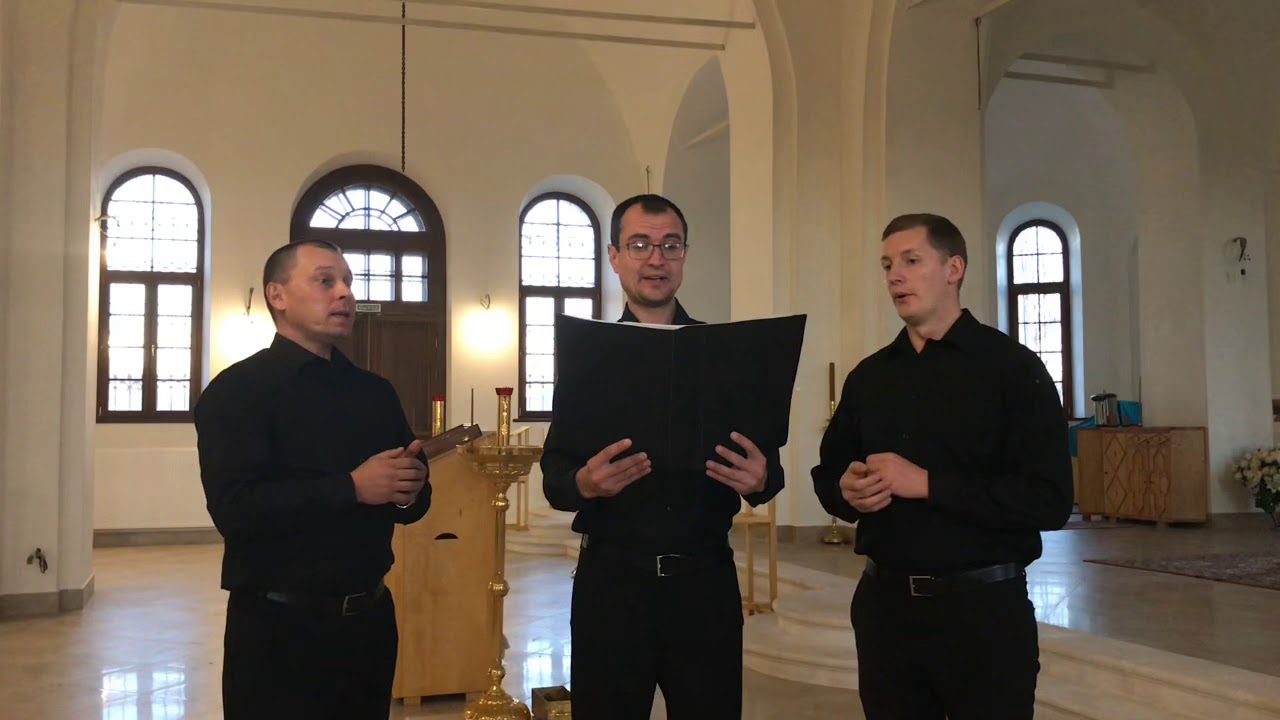 Вокальное трио СПАС - Тело Христово (муз. Ю. Зуева), рук. М. Литвиненко