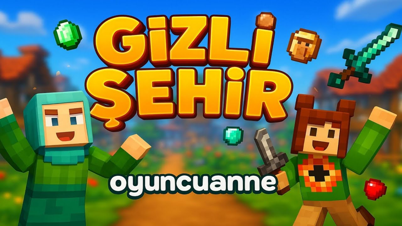 Minecraft : Gizli Şehrimi İlk Kez Tanıtıyorum!🏙️Introducing My Secret City for the First Time! 