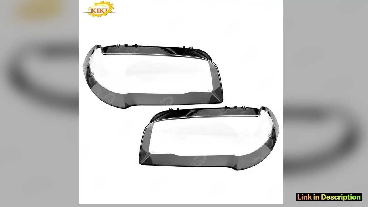 For BMW X3 E83 Headlight Lens Cover Replace Lenses 20042010 Pair Compact Edition