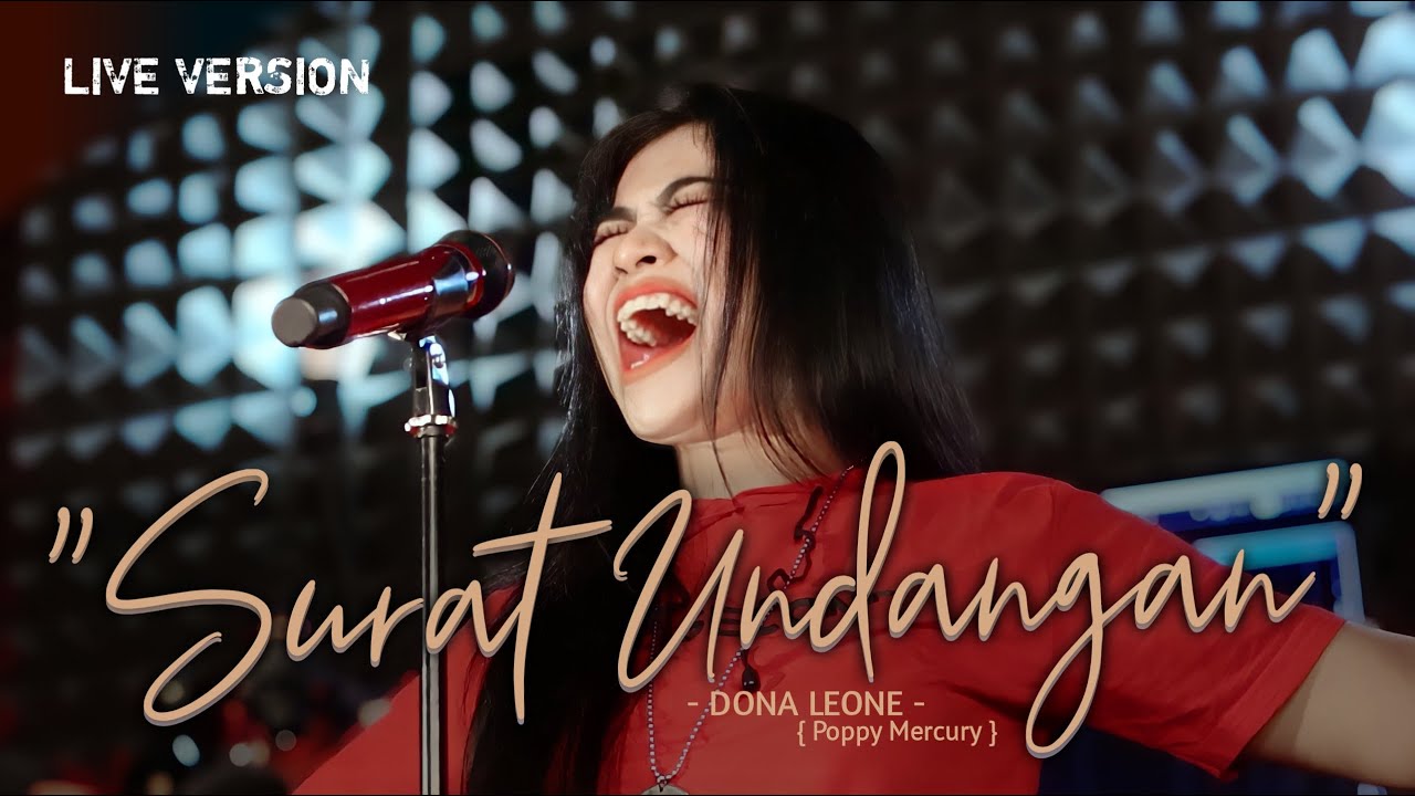 SURAT UNDANGAN - DONA LEONE | Woww VIRAL Suara Menggelegar Lady Rocker Indonesia | SLOW ROCK