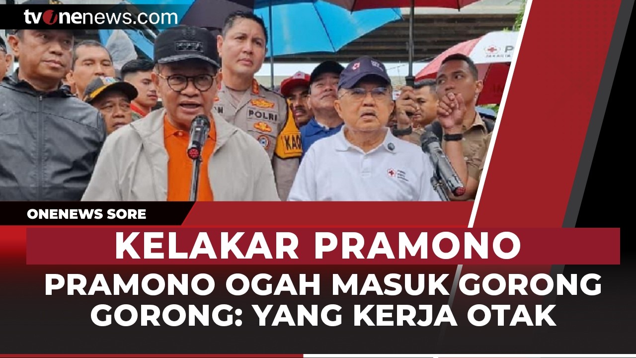 [LIVE]🔴 Pramono Ogah Masuk Gorong-gorong, Jaringan TPPO Anak Lintas Daerah | OneNews Sore