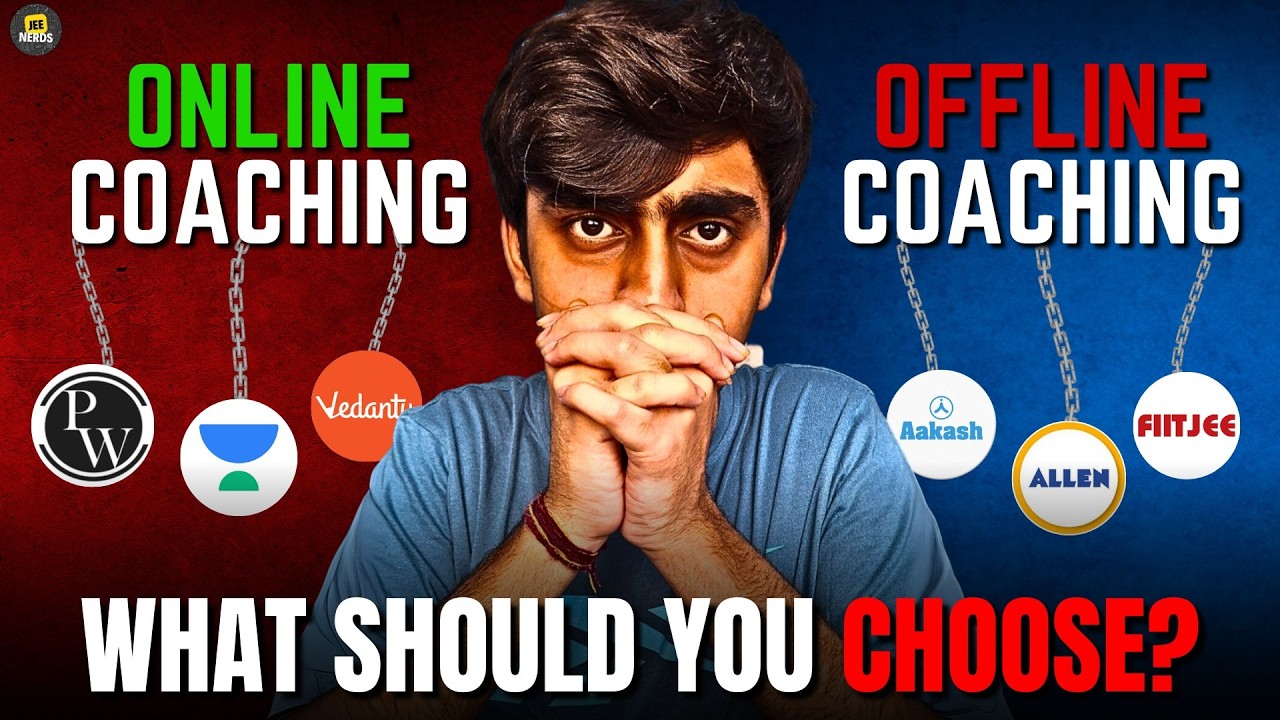 ONLINE VS OFFLINE COACHING| Let's end this Debate | JEE 2027 | JEE 2028
