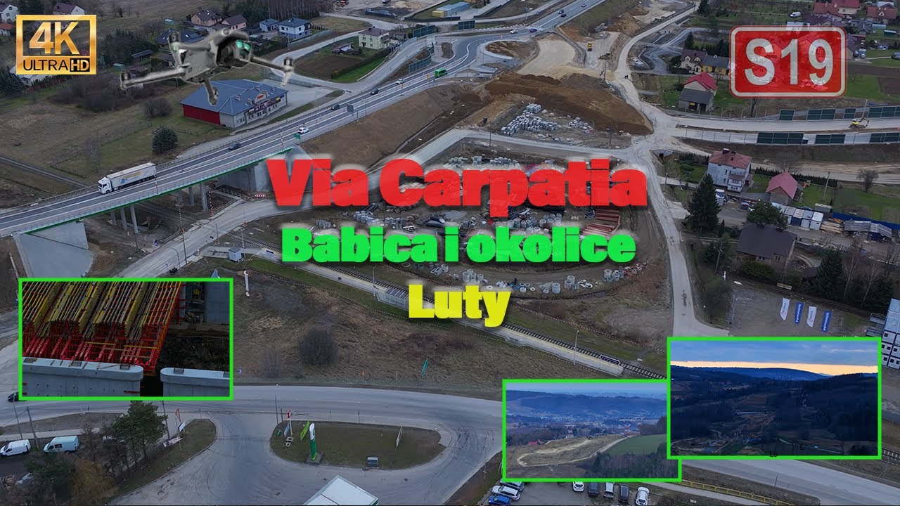 #S19 #Babica i okolice z drona i samochodu | Luty 2025