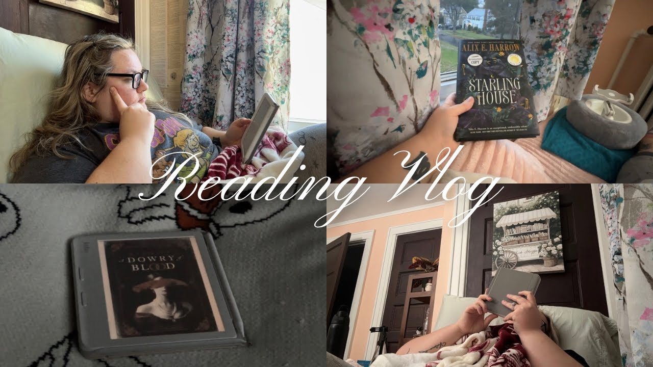reading vlog| spooky books to prep for Halloween 👻 