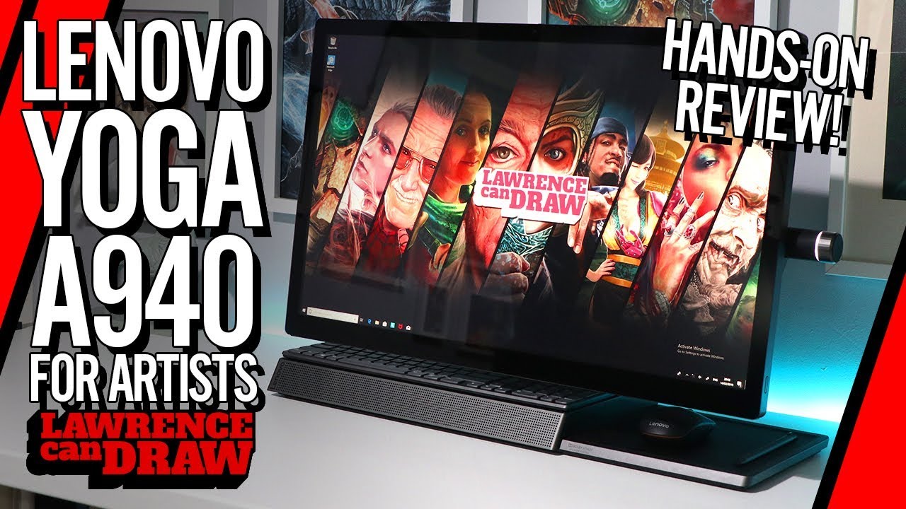 Lenovo Yoga A940 Hands On Review для художников [АНГЛИЙСКИЙ]