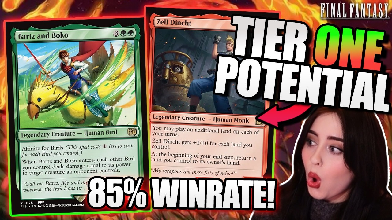 MY NEW FAVORITE DECK! Chocobo's are INSANE!🐥FINAL FANTASY Standard MTG Arena
