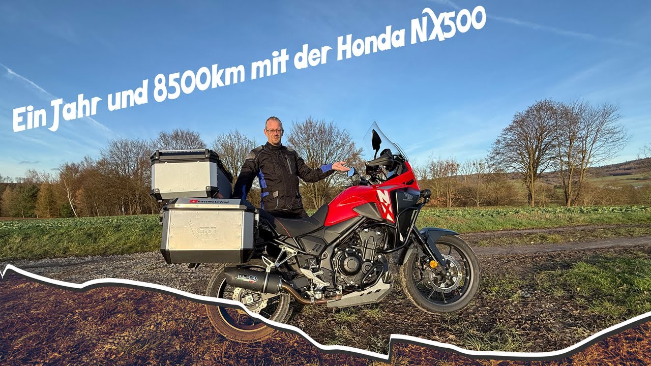 Ein Jahr und 8500 Km mit der Honda NX500 Review